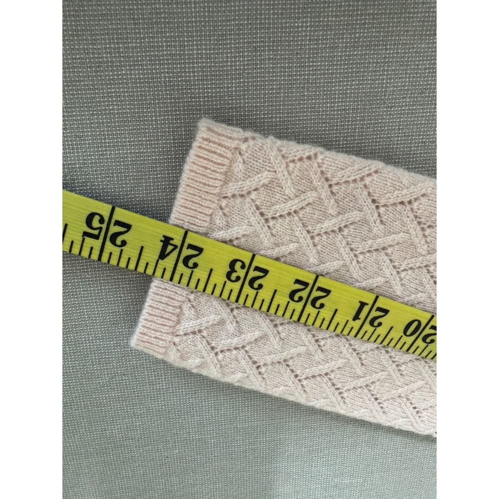 Garnet Hill Cashmere Sweater‎ Small Pink Twisted Front - Picture 10 of 10